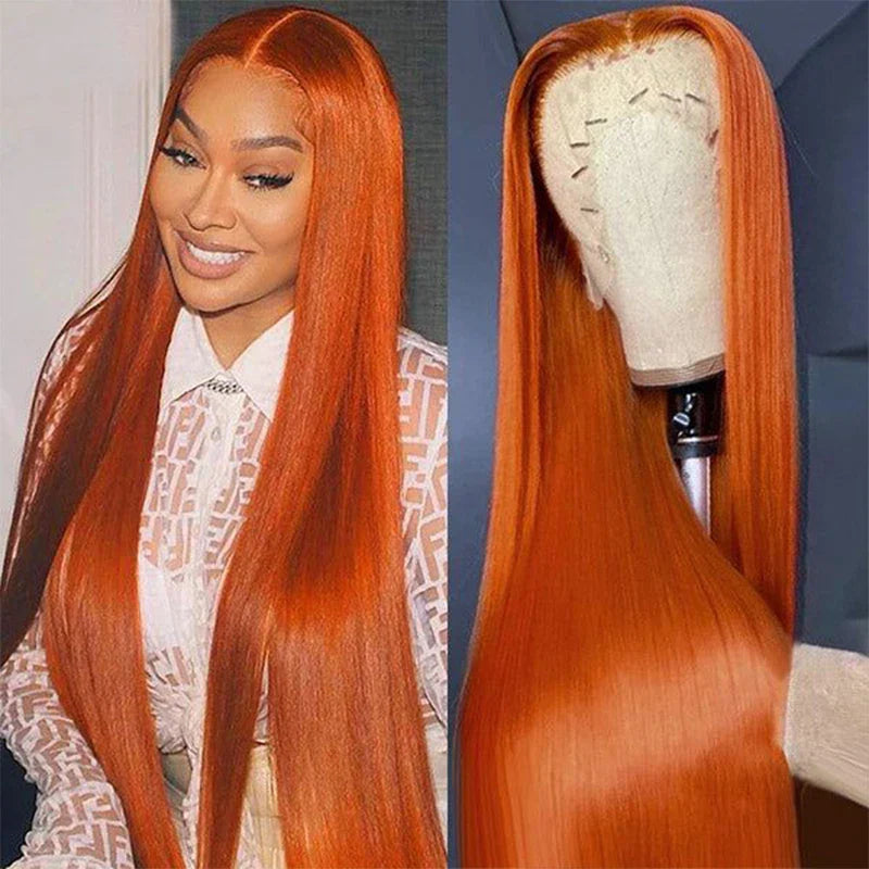 Orange Ginger Lace Front Wig
