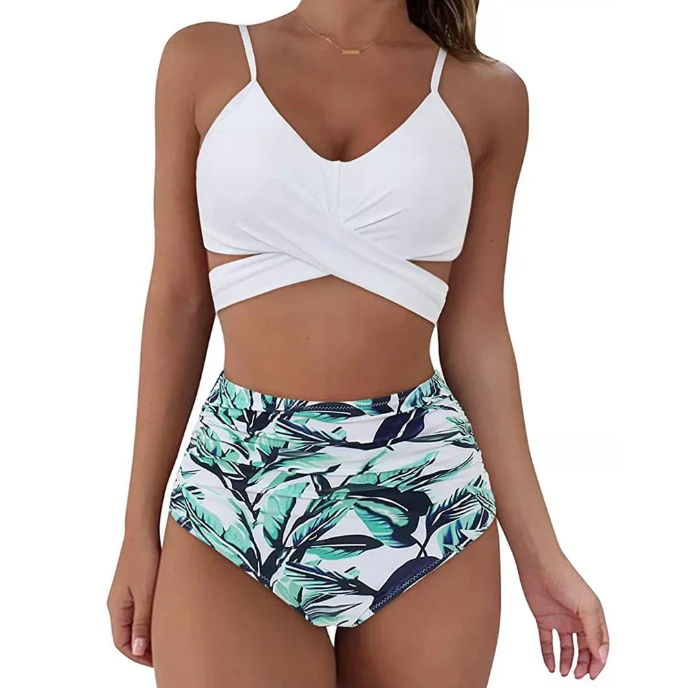 Slim Bikini Set – High Waisted Brazilian Style