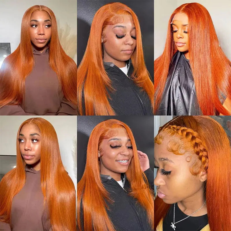 Orange Ginger Lace Front Wig