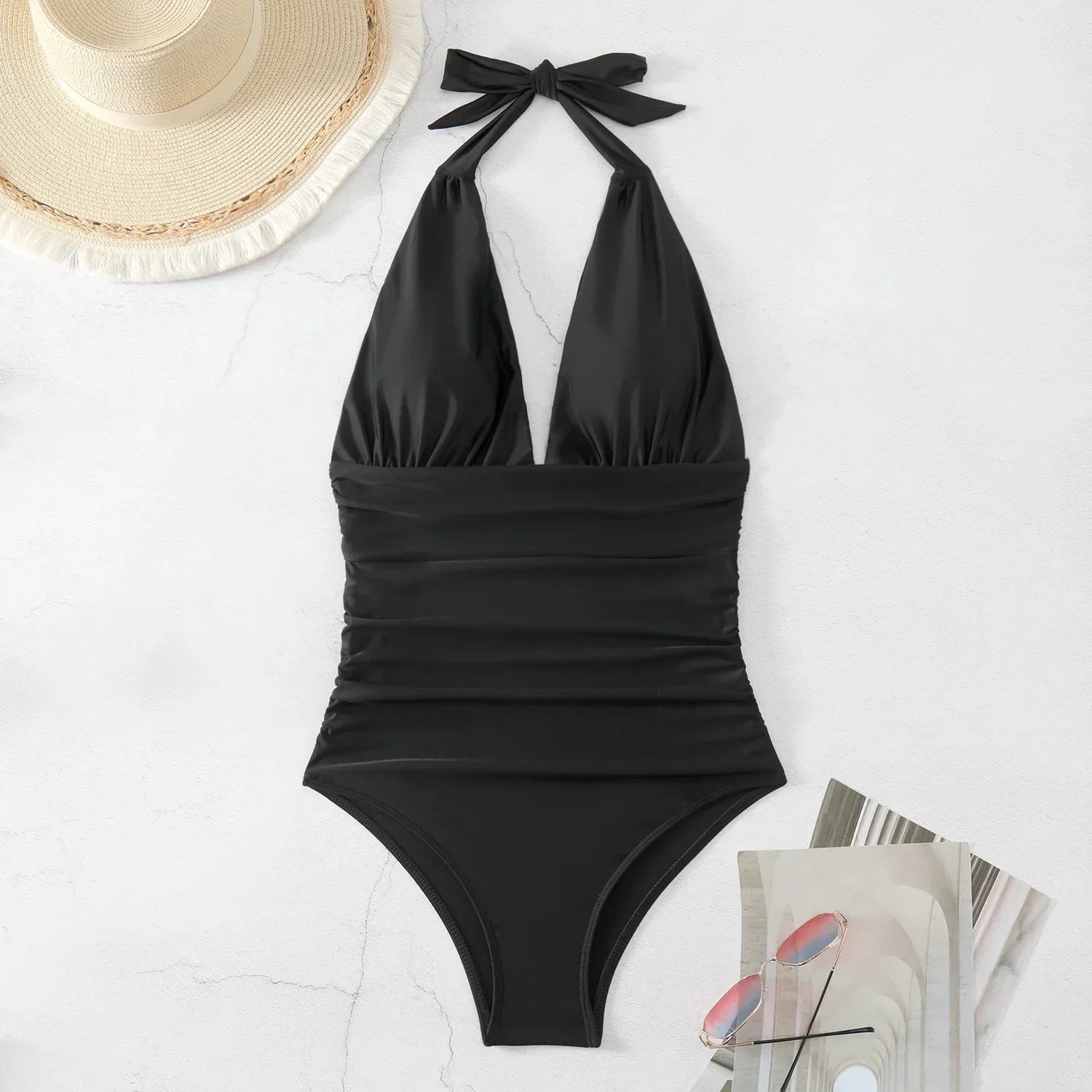 Printed One-Piece Swimsuit