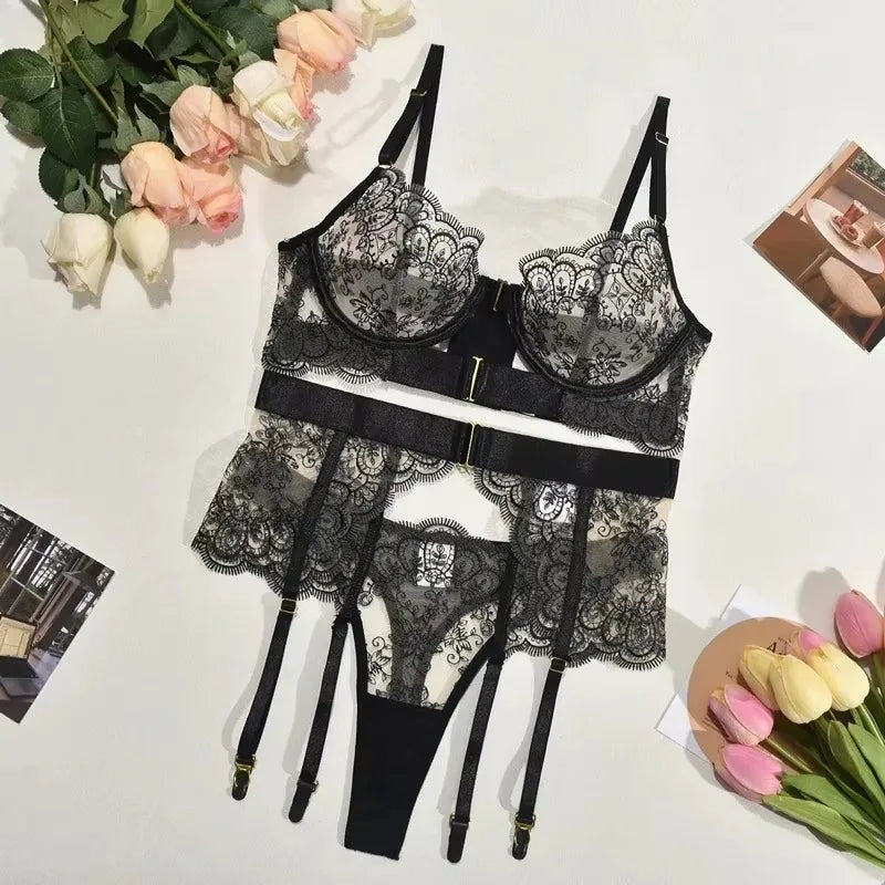 Glamora Romantic Bra & Panties Set