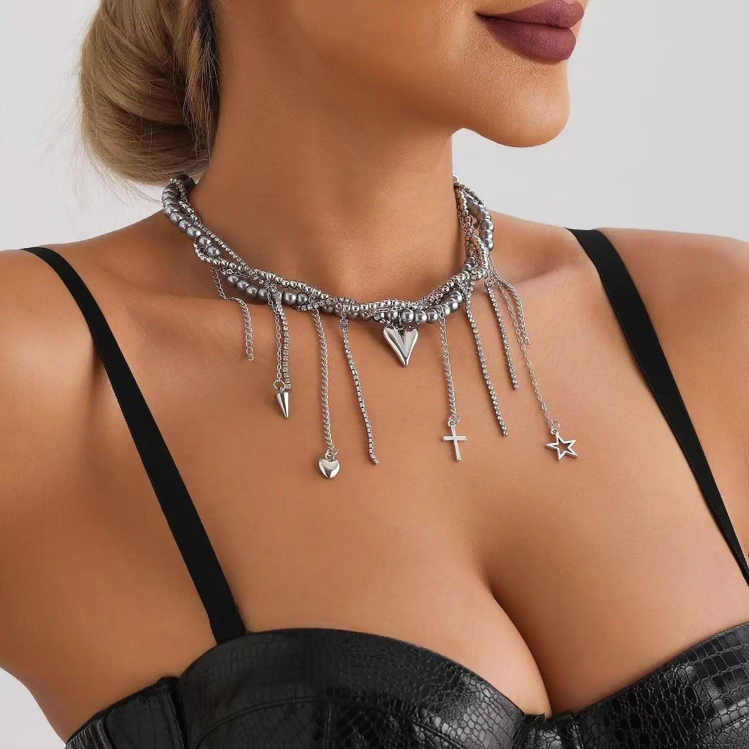 Heart Beaded Necklace