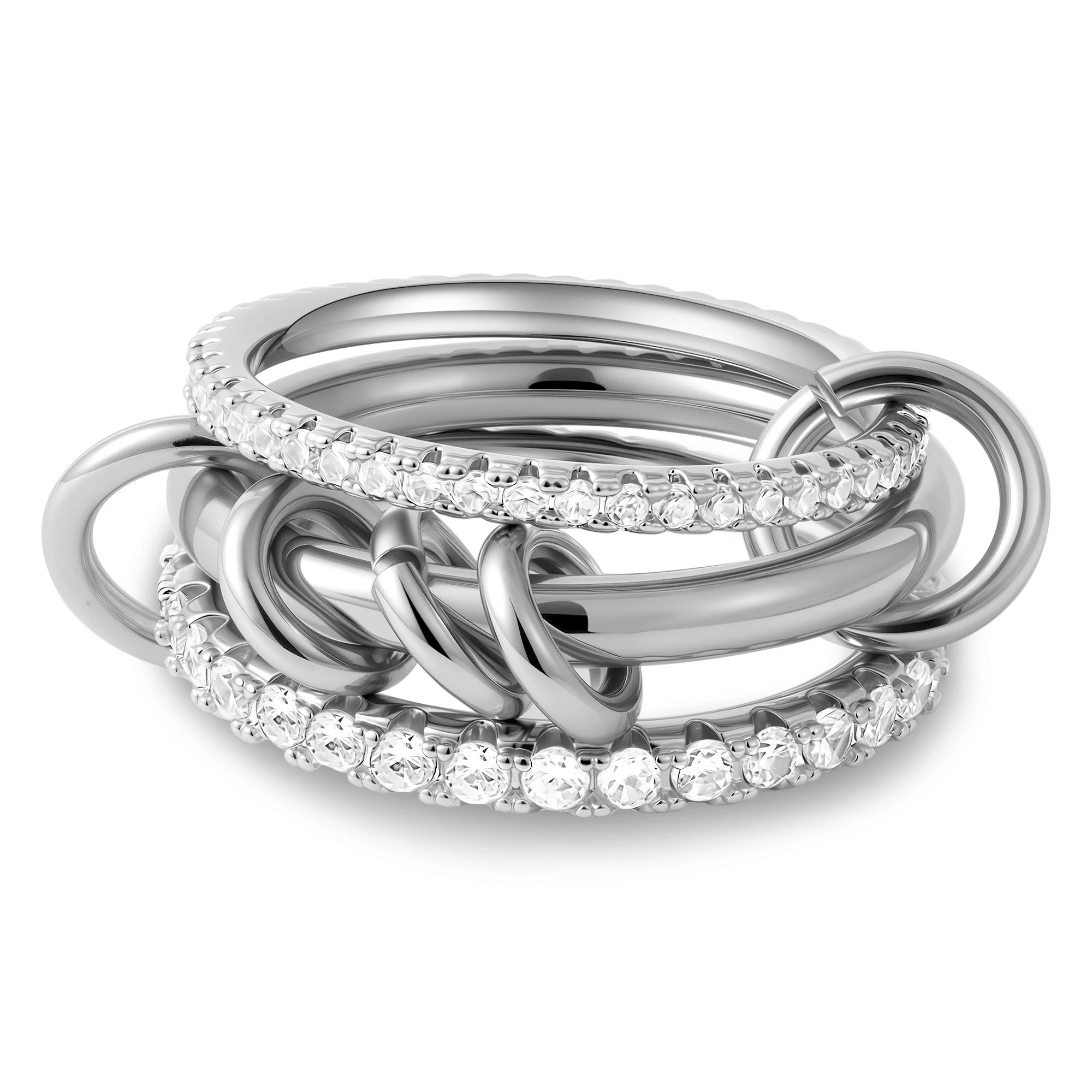Cubic Zirconia Gold Plating Rings
