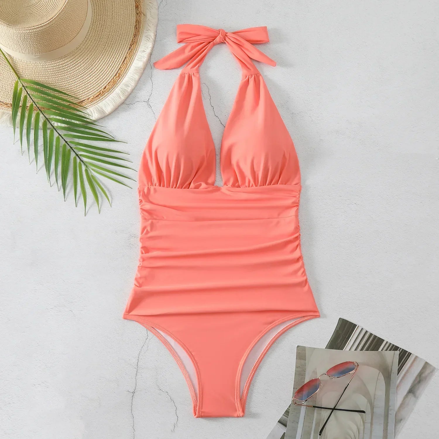 Printed One-Piece Swimsuit