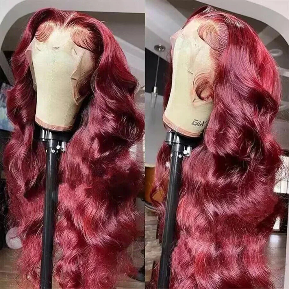 Burgundy Lace Front Wig