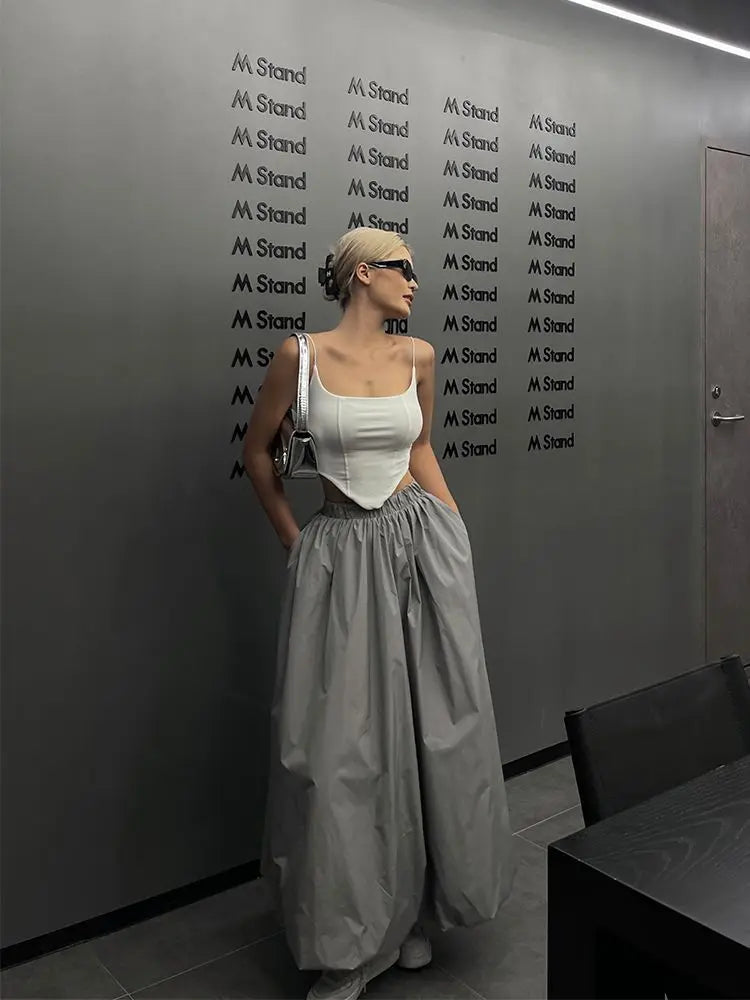 Deeptown Korean Maxi Skirt