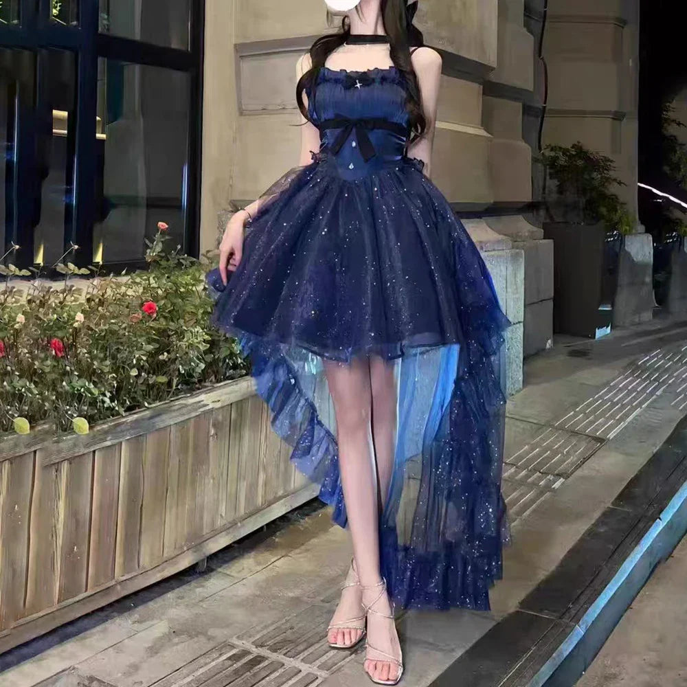 French Style Sparkling Mini Dress