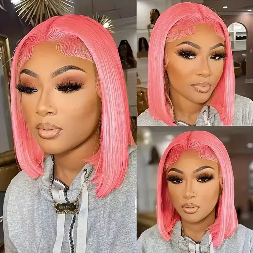 Light Pink Bob Wig