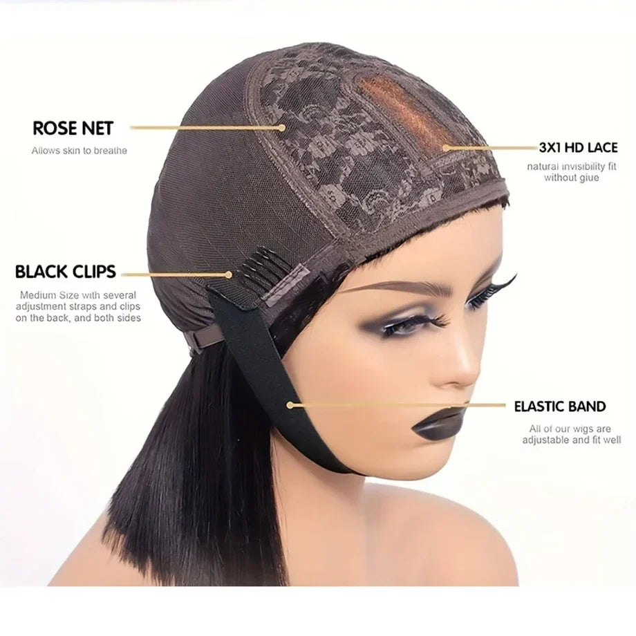 Fringe Wig – Brazilian Remy Hair